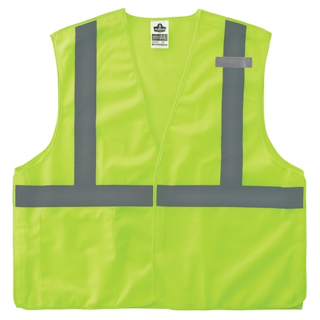 Ergodyne 3XL Lime Economy Breakaway Mesh Vest Class 2 - Single Vest 8215BA-S